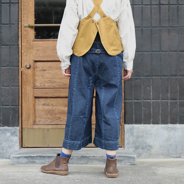 日本製 MEDELLメデル】デニムガウチョパンツ | MIX MARKET