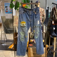 【01】リメイクパンツ　スヌーピー