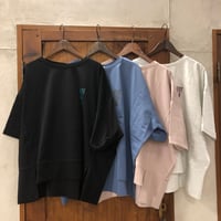 【155】シルケット風スムース裾切替ワイドPO
