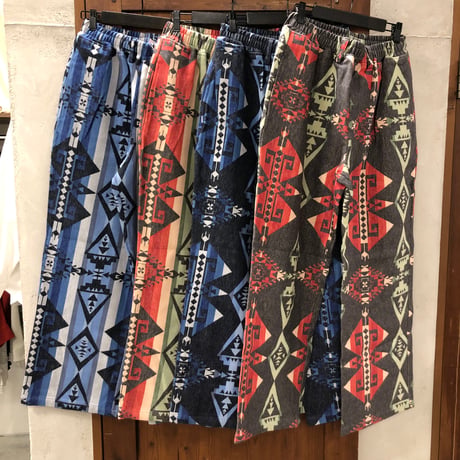 【32】NAVAJO JACQUARD WIDE PANTS