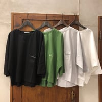 【155】シルケット風天竺切替ドルマンPO
