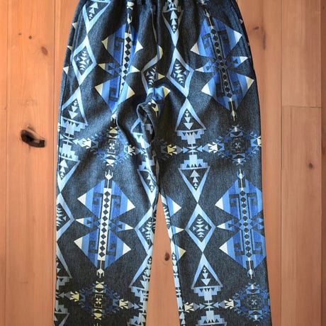 【32】NAVAJO JACQUARD WIDE PANTS