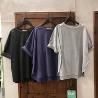 【171】OE天竺袖口浦Logo入りワイドTee