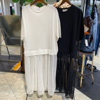 【139】天竺×メッシュレイヤードメッシュワンピ