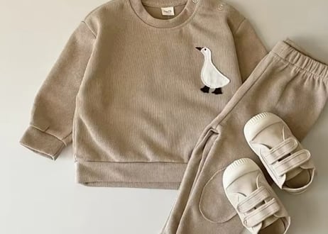 アヒルさん刺繍セットアップ66〜100