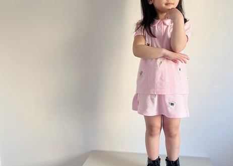 わんちゃん刺繍ポロセットアップ80〜140