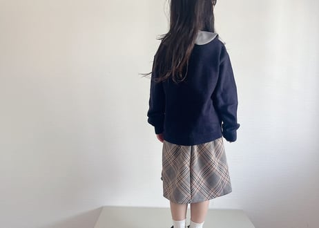 ロイヤルチェックワンピースセット80〜130