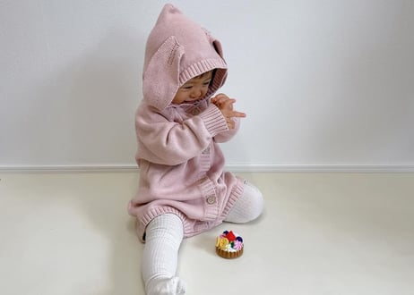 ラビットcottonロンパース🐰66〜90