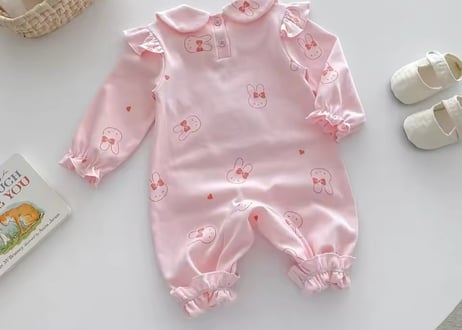 うさちゃんリボンロンパース🐰🎀66〜90