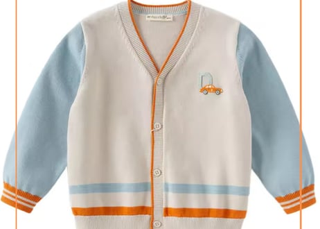 ディブベラカーcottonカーディガン73〜140