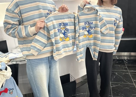 ドナルドボーダーリンクコーデ66〜150/S〜2L