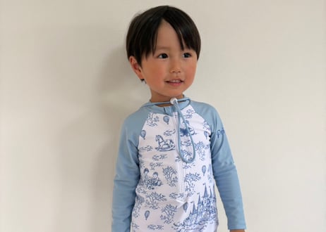 トワルドジュイUV水着/帽子セット73〜110即納