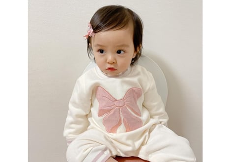 ビックリボン🎀ロンパース66〜90