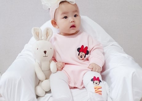 韓国ディズニーロンパース＆タイツセット70〜80