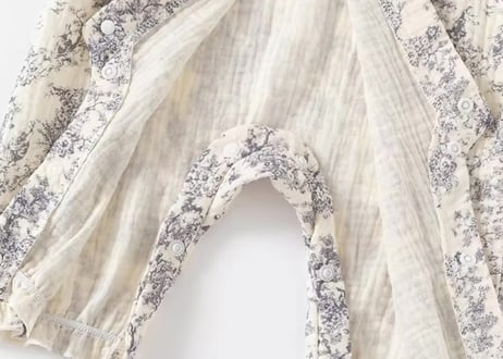 トワルドジュイcottonカバーオール帽子付き59〜90