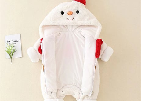 スノーマン⛄️Xmasロンパース🎄70〜100一部即納