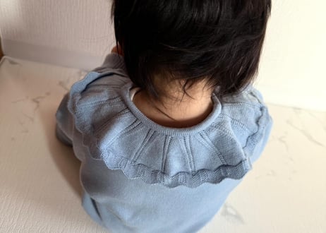 フローラルダックニットロンパース66〜90
