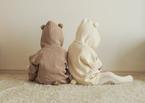 くまさんニットロンパース🧸66〜90一部即納