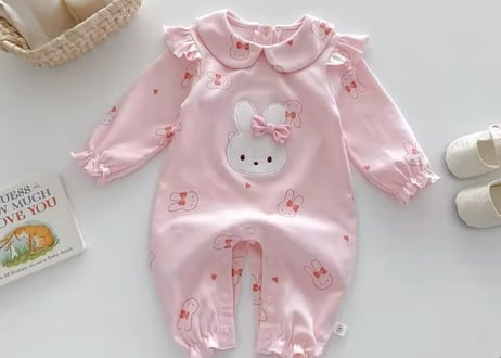 うさちゃんリボンロンパース🐰🎀66〜90