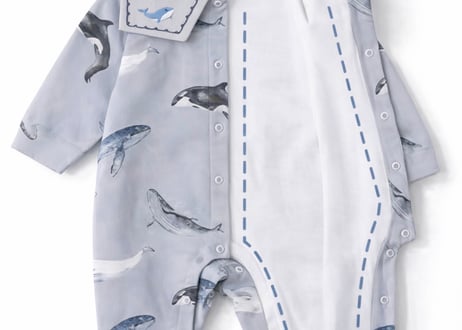 オーシャンフレンズセーラーロンパース🐋66〜90