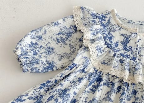 トワルドジュイフリルcottonワンピース66〜100