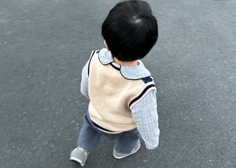 菱形cottonベスト80〜120