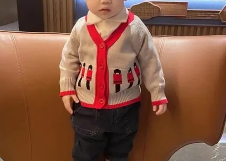 兵隊さんレッドカーディガン✴︎80〜110