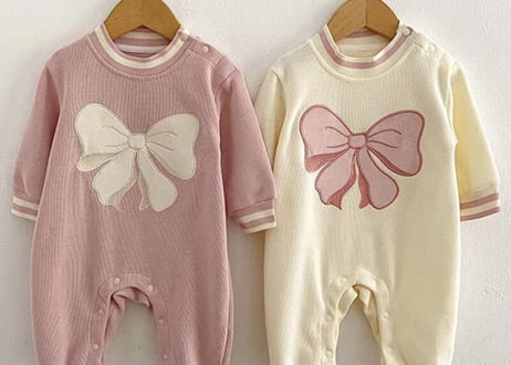 ビックリボン🎀ロンパース66〜90