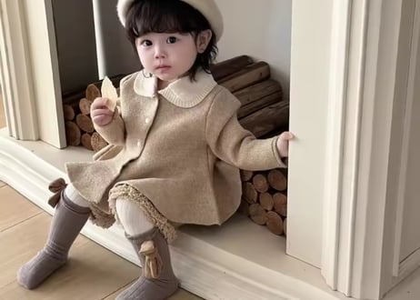 襟付きニットコートセットアップ73〜110