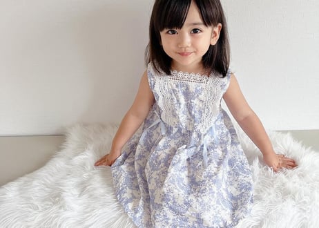 トワルドジュイリボンレースワンピース＆ロンパース66〜130