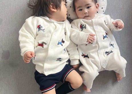 テリア刺繍カーディガン73〜100