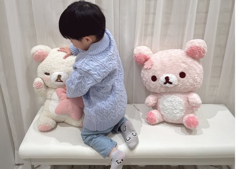親子ロイヤルブルーニット⭐︎80〜140/S〜XXL