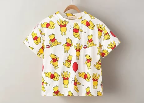 プーさんテイシャツ&パンツ73〜130