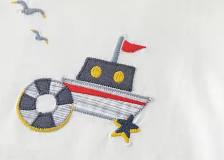 ディブベラセーラーボート刺繍セットアップ90〜140