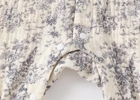 トワルドジュイcottonカバーオール帽子付き59〜90