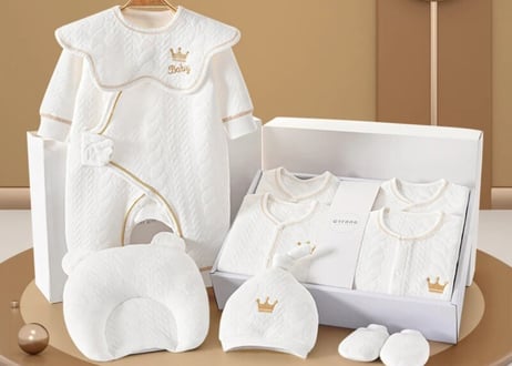 cotton出産準備セット(ギフト🎁)各種　新生児サイズ(59)