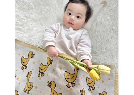 アヒルさんブランケット