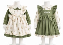 クラシックフォレストエプロンワンピースセット80〜140