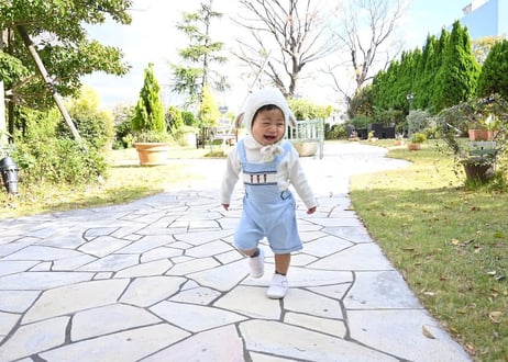スモッキング兵隊さんサロペットセットアップ66〜110