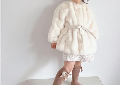 リボンコットンコート♡各種80〜120