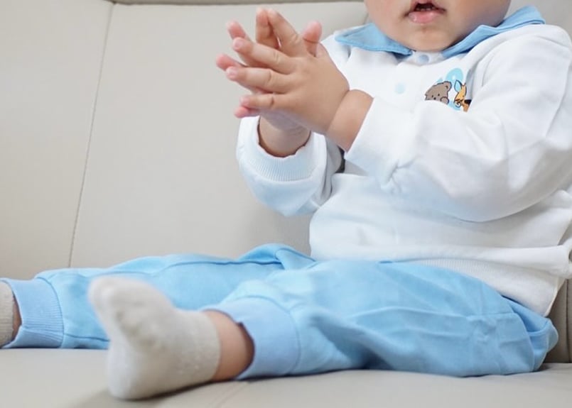 襟付きスウェットロンパース＆セットアップ66〜110 | Prince