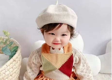 Baby/kidsベレー帽♡