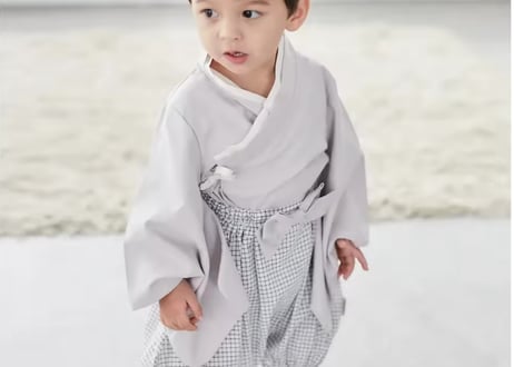 和風パステルベビー袴70〜90