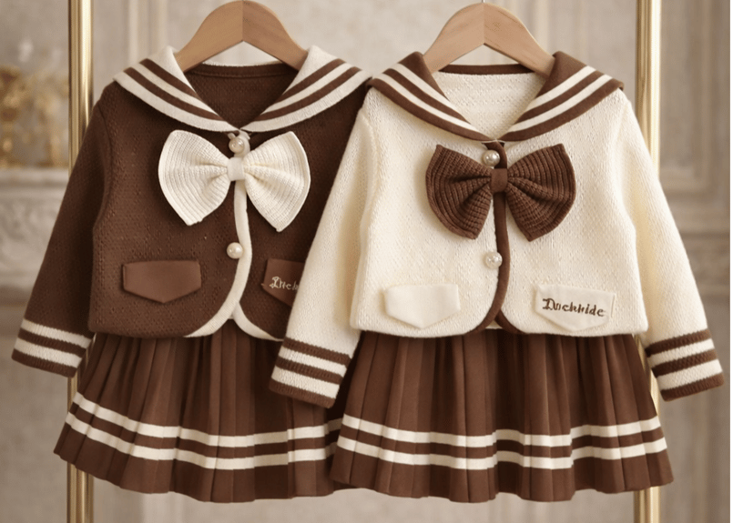 ブラウンセーラーニットセットアップ90〜130 | Prince