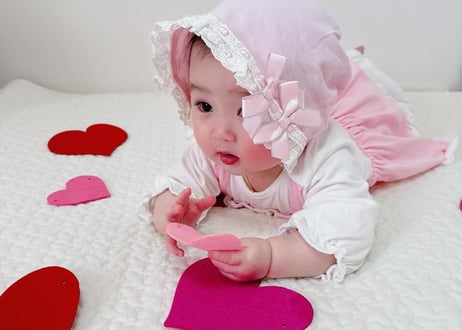 ラブリーリボンロンパース🎀新生児〜90