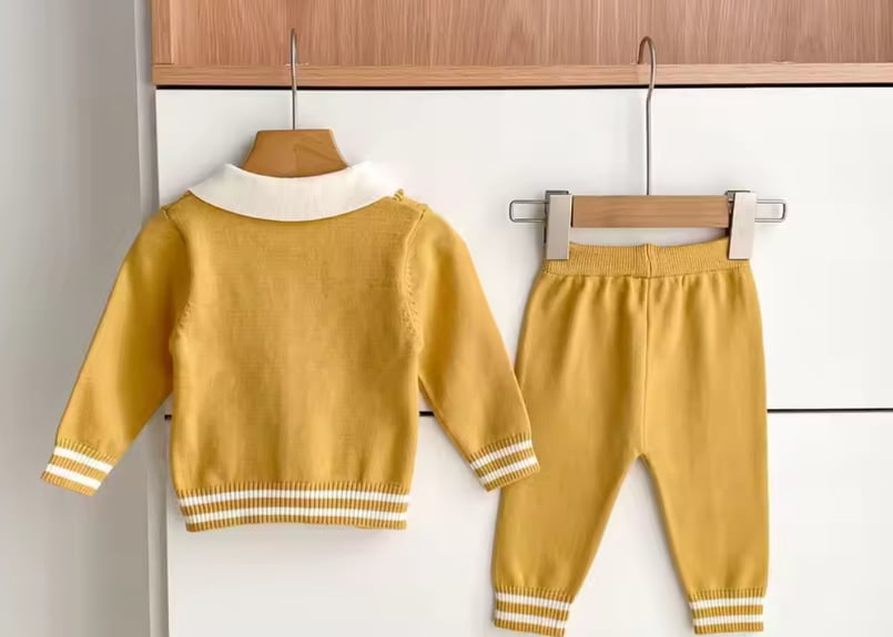 重ね着風Babyニットセットアップ66〜90 | Prince