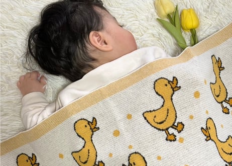 アヒルさんブランケット