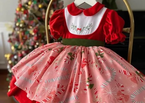 キャンディケーンXmasドレス🎄🎀73〜160
