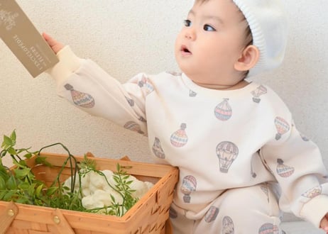 気球cottonスウェットセットアップ73〜110