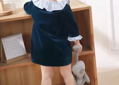 ピエロカラーベロアワンピース90〜120